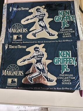 Source Unknown Ken Griffey Jr. Collector Card Packs - Teal, Black, White